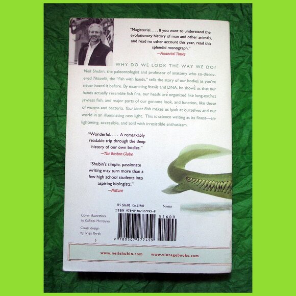 Book -  Your Inner Fish: A 3.5-Billion-Year History of the Human Body - Picture 14 of 14